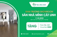 Chương trình khuyến mại khai trương showroom Sàn Nhà Mình Cát Linh