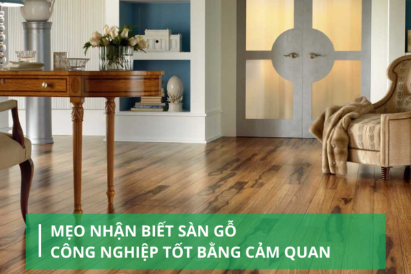 Mẹo nhận biết sàn gỗ công nghiệp loại nào tốt bằng cảm quan