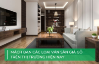 Tổng hợp các loại sàn giả gỗ hiện có trên thị trường