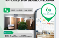 Thông báo chuyển địa điểm showroom Ecopark - Hưng Yên