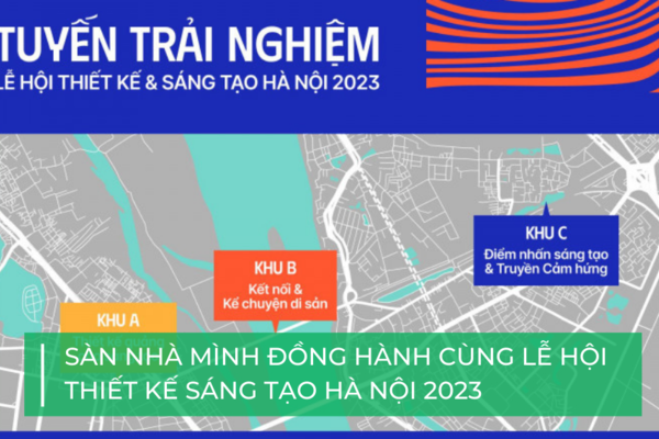 Sàn Nhà Mình - Vasaco đồng hành cùng Lễ hội Thiết kế Sáng tạo Hà Nội 2023