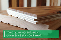 Tổng quan mọi điều cần biết về sàn gỗ kỹ thuật