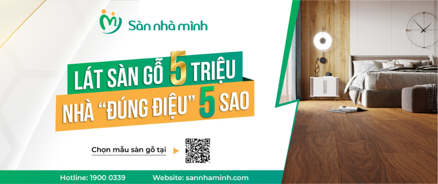 Lát sàn gỗ 5 triệu - Nhà đúng điệu 5 sao