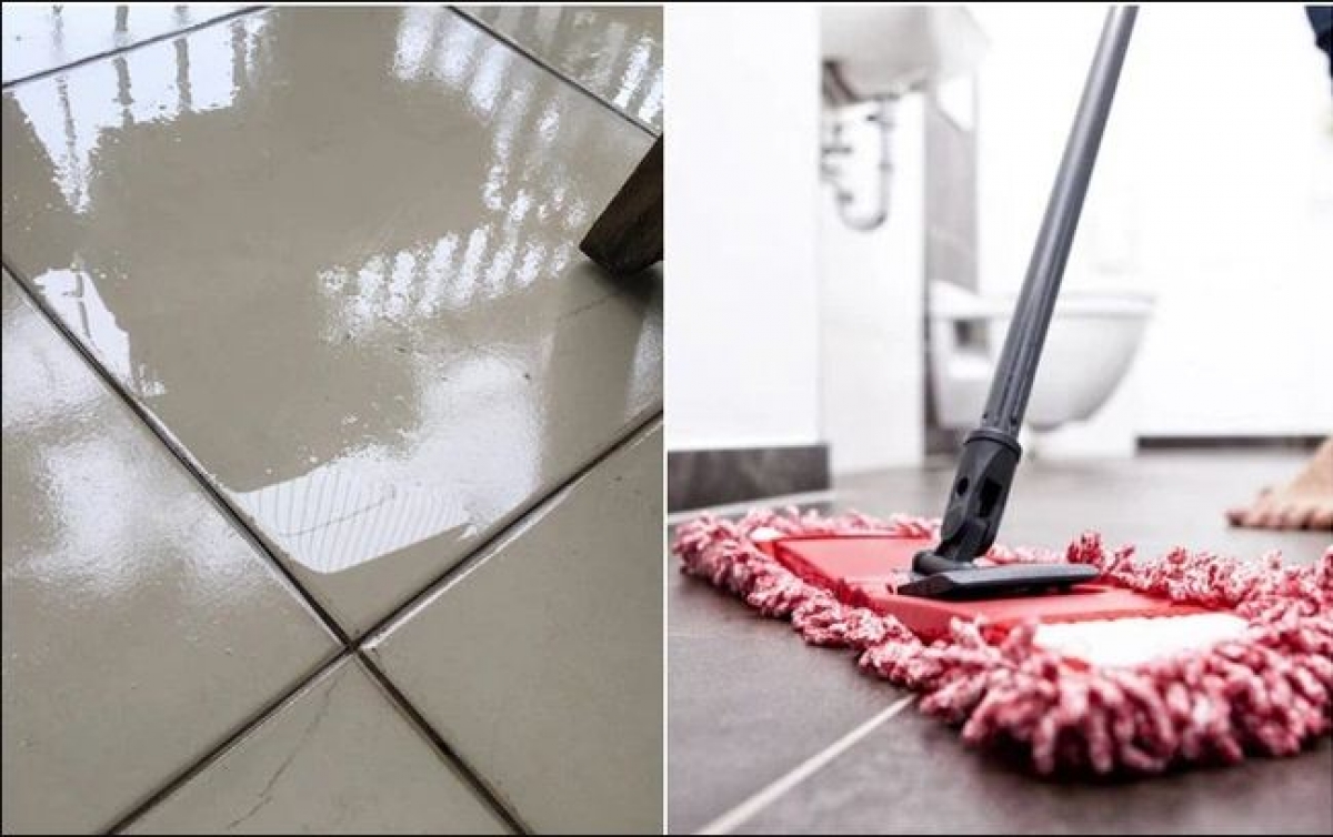 4 sai lầm thường gặp khi vệ sinh sàn gỗ trong mùa nồm ẩm 1