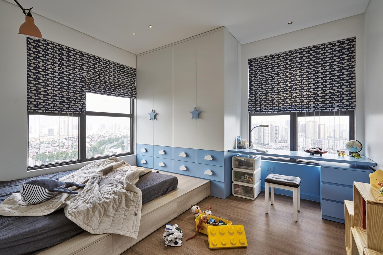 Admin Happynest khoe tổ ấm sử dụng sàn gỗ công nghiệp VASACO 13