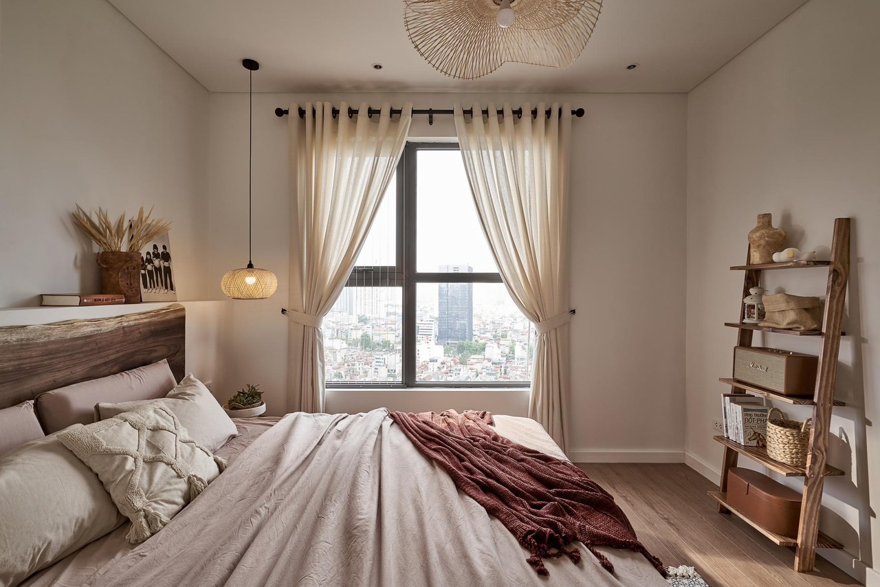Admin Happynest khoe tổ ấm sử dụng sàn gỗ công nghiệp VASACO 20
