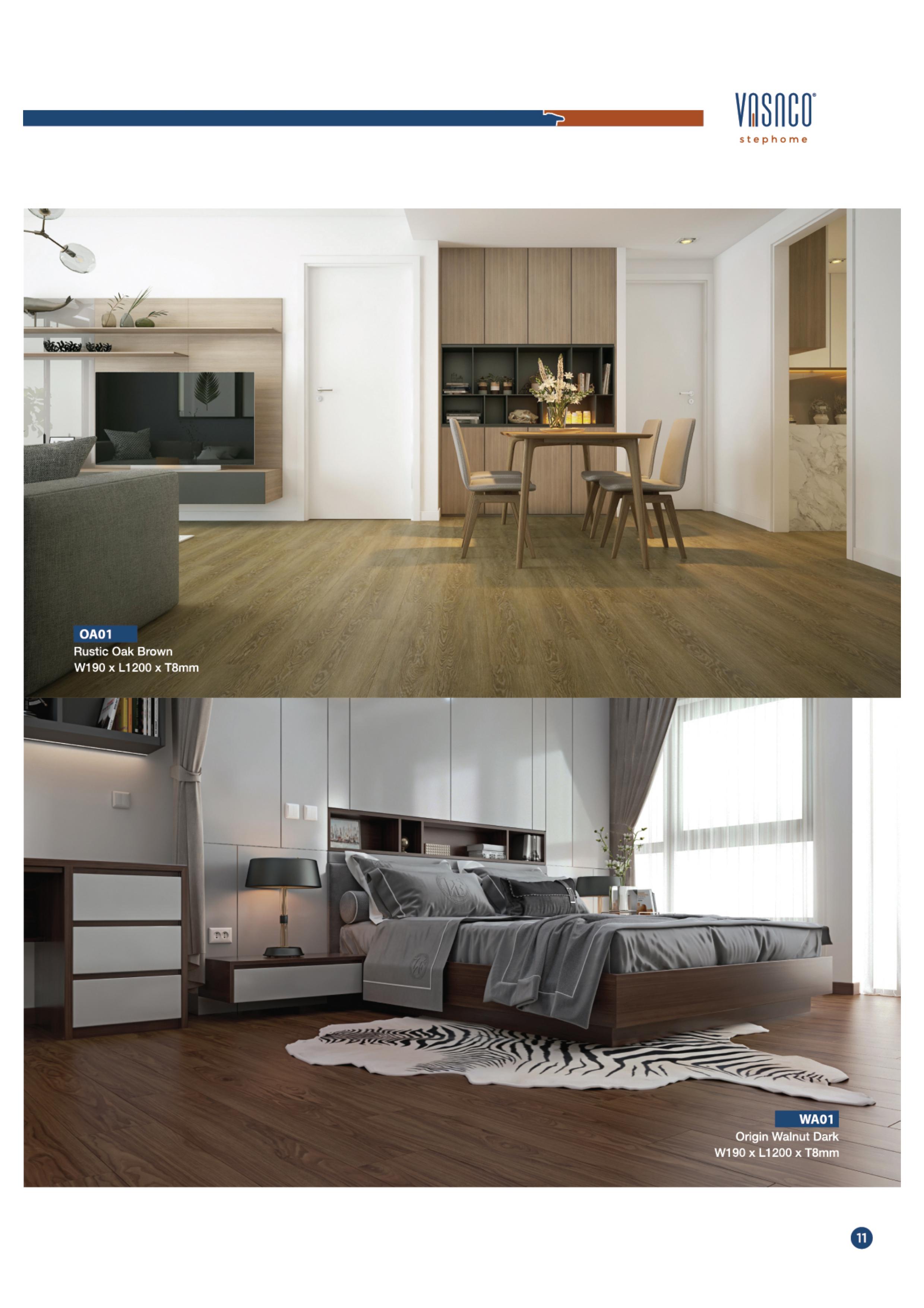 catalogue sàn gỗ công nghiệp VASACO