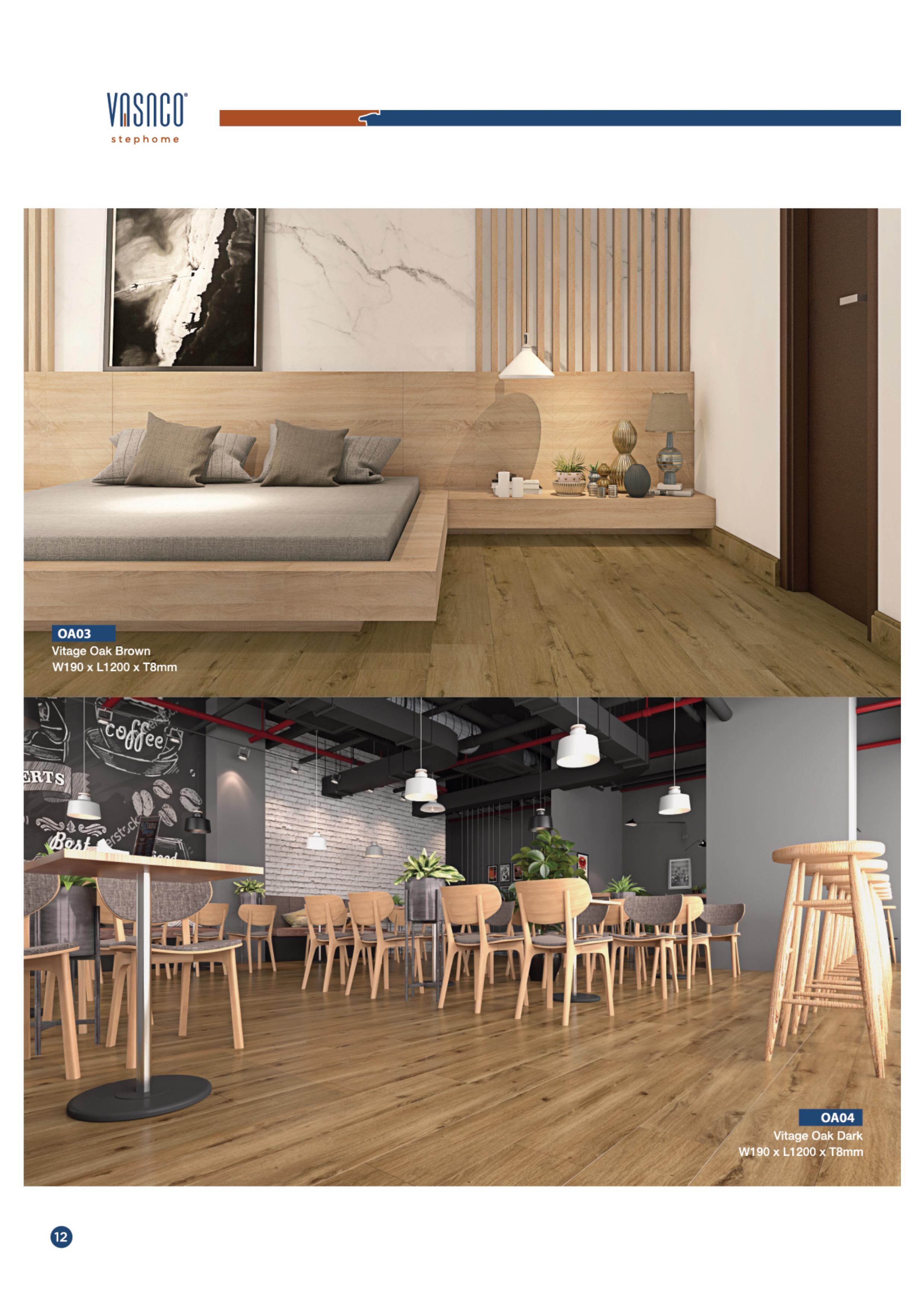 catalogue sàn gỗ công nghiệp VASACO