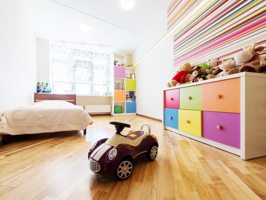 Đọc ngay trước khi lát sàn gỗ công nghiệp cho phòng ngủ của bé