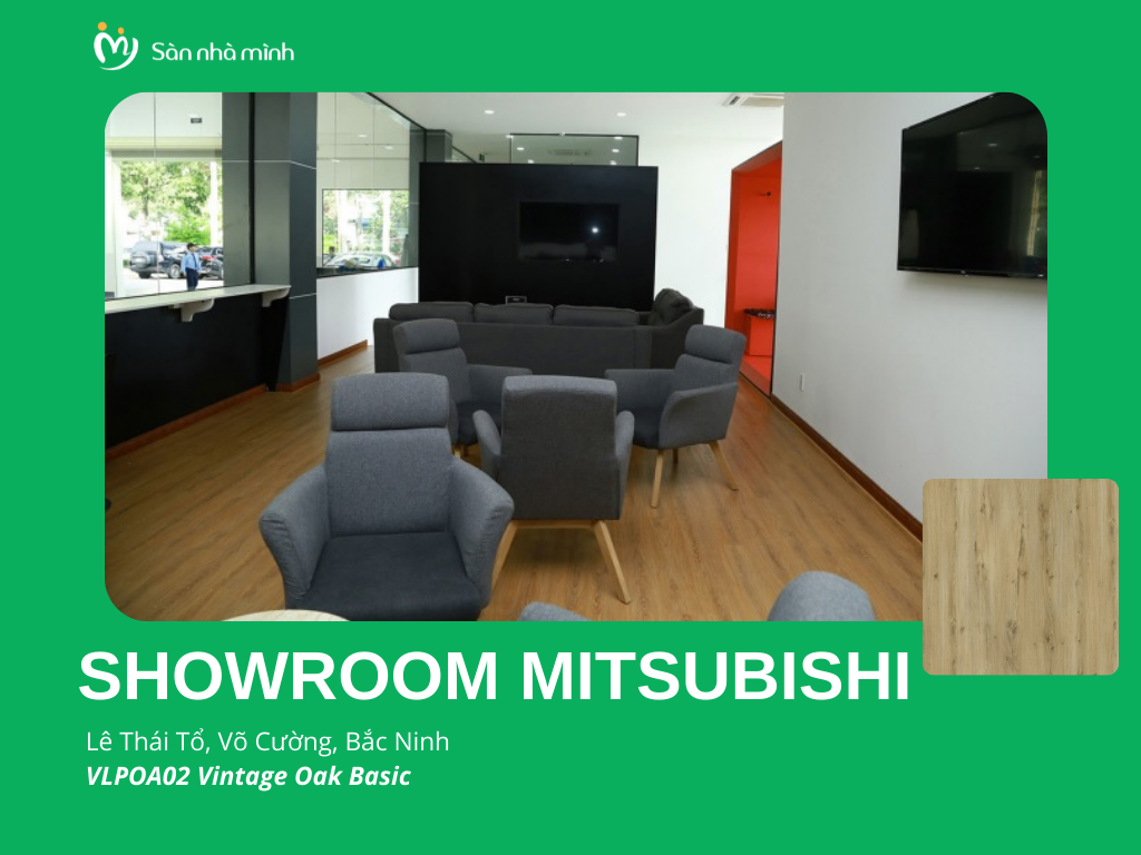 dự án showroom mitsubishi
