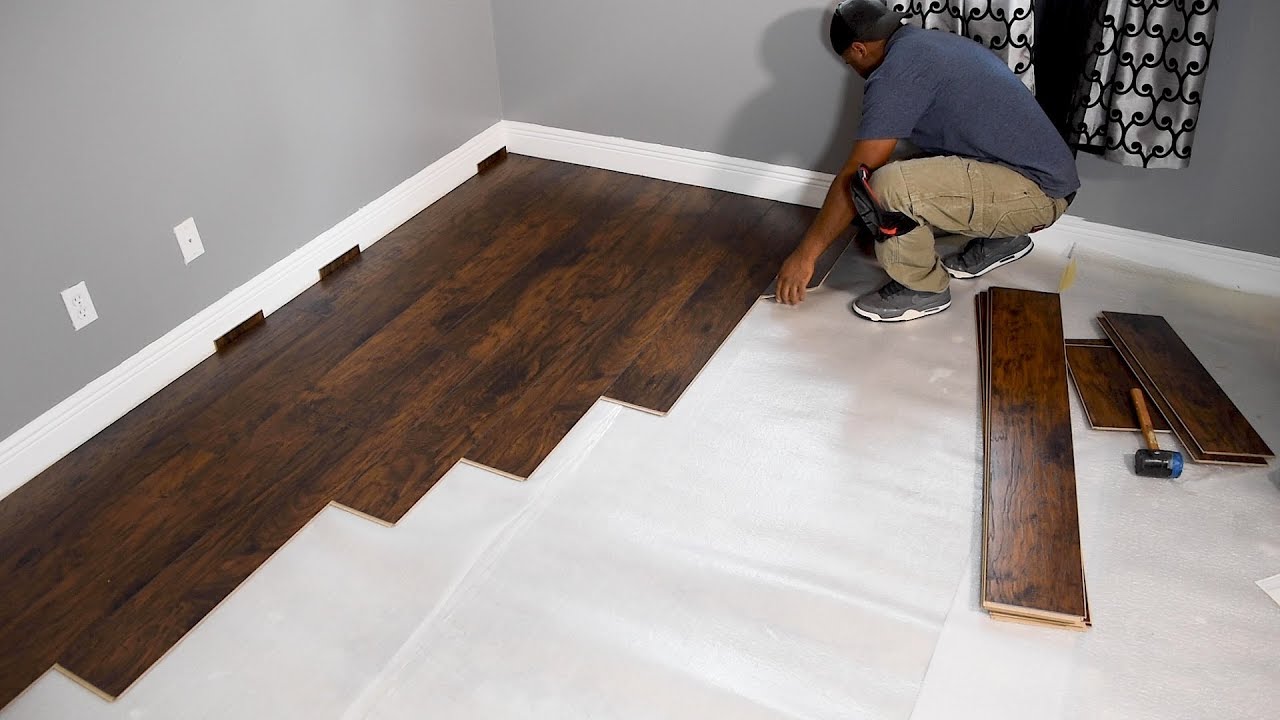 hướng dẫn lắp đặt sàn gỗ công nghiệp đơn giản theo 3 bước
