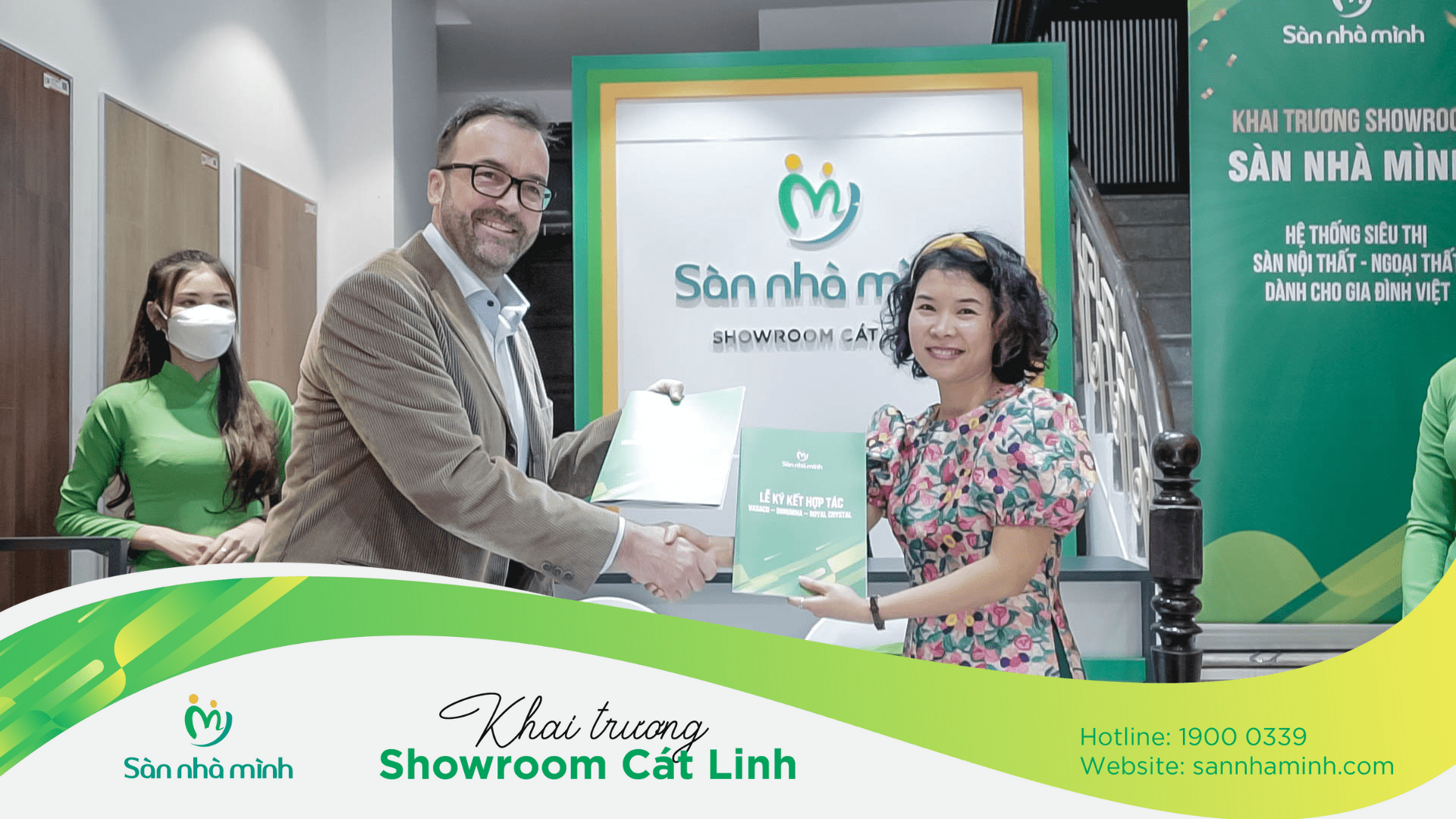 Khai trương showroom Sàn Nhà Mình Cát Linh & lễ ký kết hợp tác Vasaco - Dongwha - Royal Crystal 5