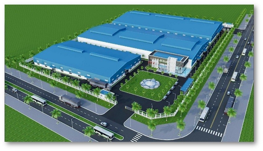 Tham quan dây chuyền sản xuất sàn đá công nghệ SPC 1