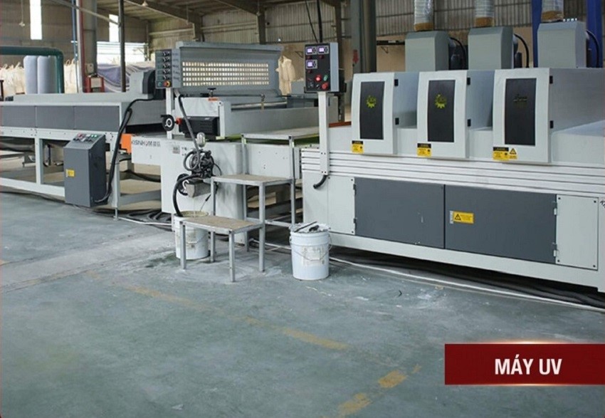 Tham quan dây chuyền sản xuất sàn đá công nghệ SPC 4